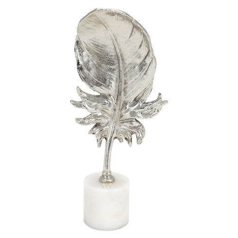 Feather With White Marble